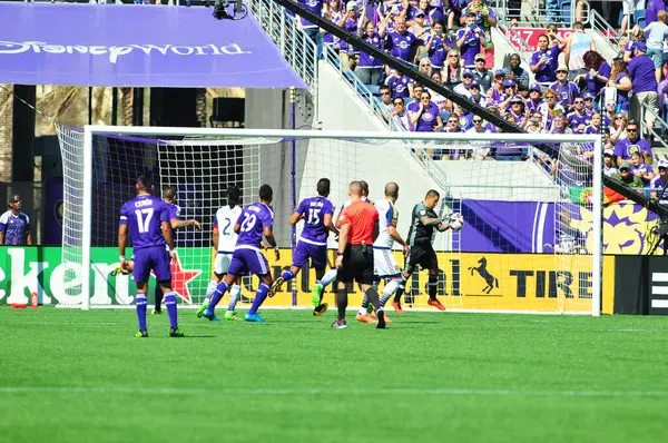 Orlando City Host Real Salt Lake Citrus Bowl Orlando Florida — стокове фото