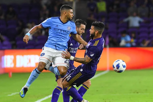 Orlando City 26 Temmuz 2018 'de Florida Exploria Stadyumu' nda NYC FC 'ye ev sahipliği yaptı. Fotoğraf: Marty Jean-Louis