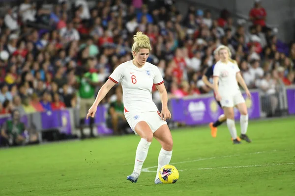 5 Mart 2020 'de Orlando Florida' daki Exploria Stadyumu 'nda düzenlenen 2020 SheBelieves Kupası' nda ABD - İngiltere Karşılaşması 