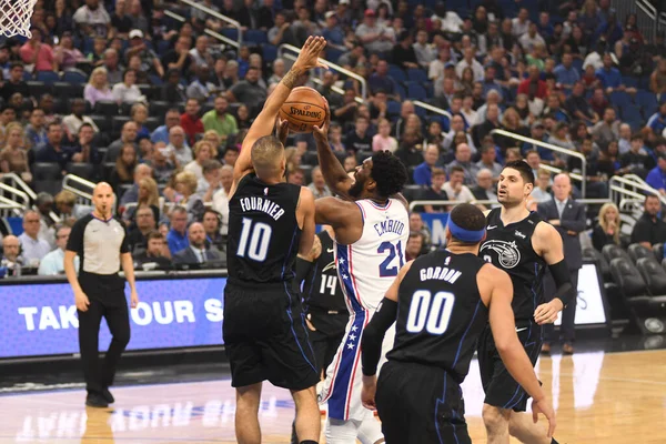 Orlando Magic Hospeda Philadelphia 76Ers Amway Arena Orlando Florida Segunda — Fotografia de Stock