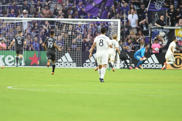 Orlando City 21 Nisan 2018 'de Orlando Florida' daki Exploria Stadyumu 'nda San Jose depremlerine ev sahipliği yaptı..