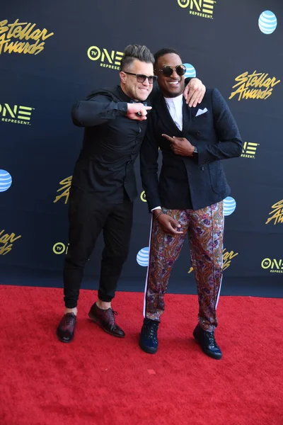 24 Mart 2018 Cumartesi günü Las Vegas 'taki Orleans Resort' ta düzenlenen 33. Yıldız Ödülleri Kırmızı Halı sırasında ünlüler.