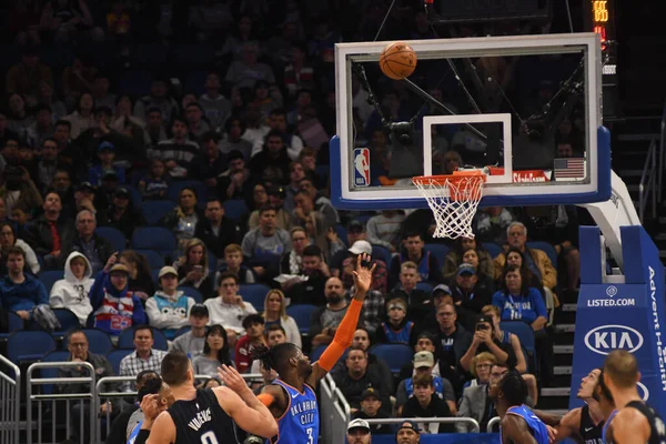 Orlando Magic Φιλοξενεί Oklahomacity Thunder Στο Amway Center Στο Orlando — Φωτογραφία Αρχείου