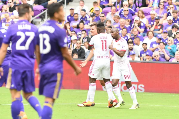 Orlando City Värd För New York Red Bulls Exploria Stadium — Stockfoto