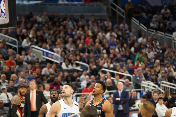 Orlando Magic Hostit Portland Trailblazers Amway Center Orlando Florida Pondělí — Stock fotografie