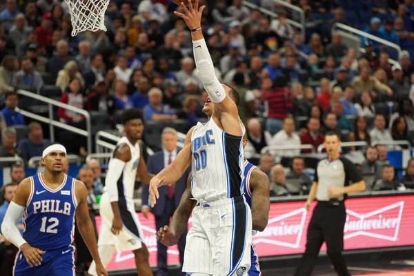 Orlando Magic, Philadelphia 76ers 'ı 13 Kasım 2019 Çarşamba günü Amway Center' da ağırlamaktadır. Fotoğraf: Marty Jean-Louis