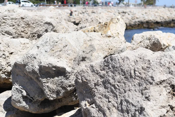 Vackra Klippor Vid Stranden — Stockfoto