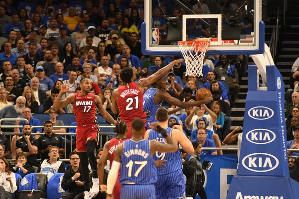 Orlando Magic Проводит Miami Heat Amway Center Орландо Флорида Октября — стоковое фото