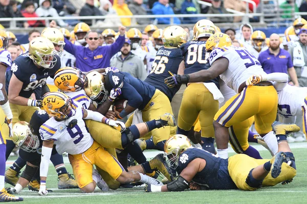 Notre Dame Enfrentará Lsu Durante Citrus Bowl Camping World Stadium — Foto de Stock