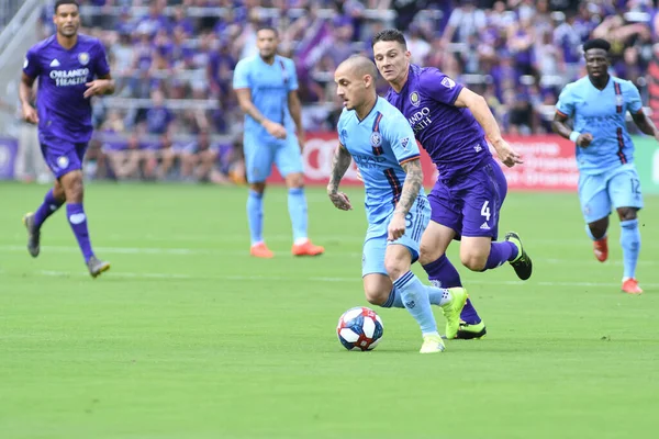 Orlando City Host New York City Orlando City Stadium Orlando — Fotografia de Stock