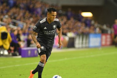 Orlando City 21 Nisan 2018 'de Orlando Florida' daki Exploria Stadyumu 'nda San Jose depremlerine ev sahipliği yaptı..  