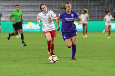 Orland Pride, 25 Ağustos 2018 'de Orlando Florida' daki Exploria Stadyumu 'nda Chicago Red Stars' a ev sahipliği yapıyor..  