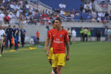Paris Saint-Germain, Tottenham Hotspur 'a karşı 22 Temmuz 2017' de Orlando Florida 'daki Citrus Bowl' da.  