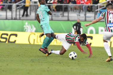 Fluminense, Florida Kupası 'nda 15 Ocak 2018' de Orlando Florida 'da oynanan Spektrum Stadyumu' nda Barcelona SC 'ye karşı..
