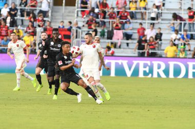 Flamengo Eintracht Frankfurt 'a karşı 12 Ocak 2019 Cumartesi günü Orlando City Stadyumu' nda.  