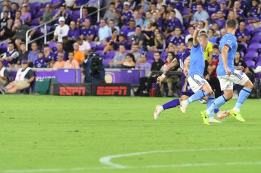 Orlando City 26 Temmuz 2018 'de Florida Exploria Stadyumu' nda NYC FC 'ye ev sahipliği yaptı. Fotoğraf: Marty Jean-Louis