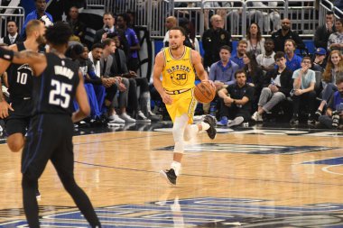Orlando Magic, 28 Şubat 2019 Perşembe günü Orlando Florida 'daki Amway Center' da Golden State Warriors 'a ev sahipliği yaptı. 