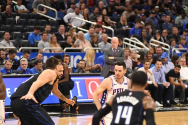 Orlando Magic, Philadelphia 76ers 'ı 14 Kasım 2018' de Orlando Florida 'daki Amway Center' da ağırlıyor..