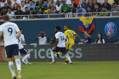 Paris Saint-Germain, Tottenham Hotspur 'a karşı 22 Temmuz 2017' de Orlando Florida 'daki Citrus Bowl' da. 