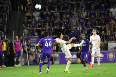 Orlando City SC, 6 Ağustos Salı günü Orlando Florida 'daki Exploria Stadyumu' nda oynanan ABD Kupası sırasında Atlanta United FC 'ye ev sahipliği yaptı..