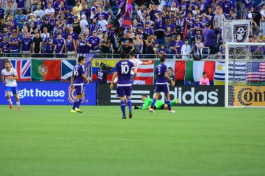 Orlando City, 24 Ağustos 2016 'da Orlando Florida' daki Kamp Dünyası Stadyumunda Toronto FC 'ye ev sahipliği yaptı..