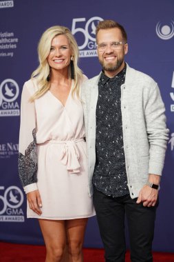 15 Ekim 2019 'da Nashville, Tennessee' deki Linbscome Üniversitesi 'nde verilen 50. GMA Dove Ödülleri sırasında kırmızı halı. 