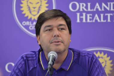 Orlando City SC, Dom Dwyer 'ı tanıtmak için bir basın toplantısı düzenledi..  