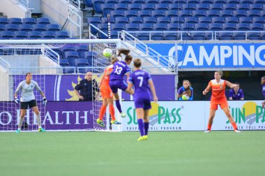 Orlando Pride sunucusu Houston Dash 23 Haziran 2016 'da Orlando Florida' daki Dünya Kampı Stadyumu 'nda..