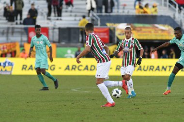 Fluminense, Florida Kupası 'nda 15 Ocak 2018' de Orlando Florida 'da oynanan Spektrum Stadyumu' nda Barcelona SC 'ye karşı.. 