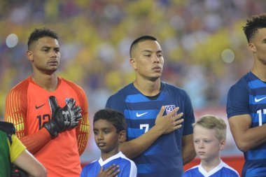 ABD Kolombiya 'ya karşı Raymond James Stadyumu' nda 11 Ekim 2018 'de. 