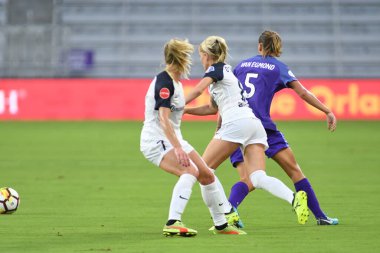 Orlando Pride, 23 Mayıs 2018 'de Orlando Florida' daki Exploria Stadyumu 'nda Kuzey Carolina Cesareti' ne ev sahipliği yapmaktadır..  