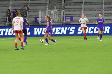 Orland Pride, 25 Ağustos 2018 'de Orlando Florida' daki Exploria Stadyumu 'nda Chicago Red Stars' a ev sahipliği yapıyor..  