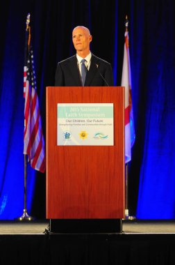 Florida Valisi Rick Scott 13 Ekim 2015 'te Orlando Florida' daki İnanç Sempozyumunda konuşma yapacak..  