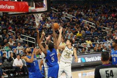 Orlando Magic 10 Kasım 2019 'da Indiana Pacers' ı Amway Center 'da ağırlıyor. Fotoğraf: Marty Jean-Louis