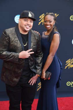 24 Mart 2018 Cumartesi günü Las Vegas 'taki Orleans Resort' ta düzenlenen 33. Yıldız Ödülleri Kırmızı Halı sırasında ünlüler.