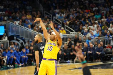 Orlando Magic 11 Aralık 2019 Çarşamba günü Orlando Forida 'daki Amway Center' da Los Angeles Lakers 'a ev sahipliği yaptı..  