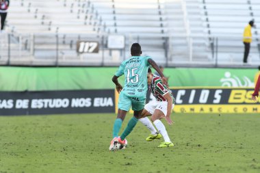 Fluminense, Florida Kupası 'nda 15 Ocak 2018' de Orlando Florida 'da oynanan Spektrum Stadyumu' nda Barcelona SC 'ye karşı..  