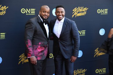 24 Mart 2018 Cumartesi günü Las Vegas 'taki Orleans Resort' ta düzenlenen 33. Yıldız Ödülleri Kırmızı Halı sırasında ünlüler.