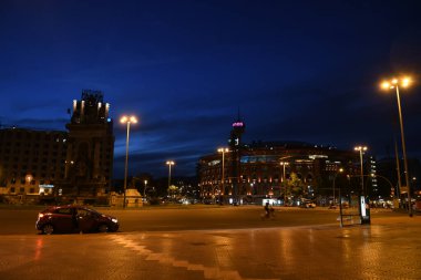 Akşamları şehir ışıklarına bak, şehir manzarası