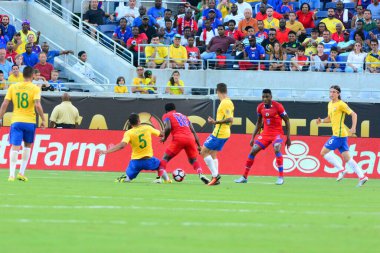 Brezilya, 8 Haziran 2016 tarihinde Orlando Florida 'daki Copa America Centenario' da Haiti ile karşılaştı..