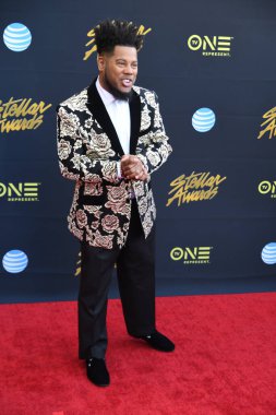 24 Mart 2018 Cumartesi günü Las Vegas 'taki Orleans Resort' ta düzenlenen 33. Yıldız Ödülleri Kırmızı Halı sırasında ünlüler.