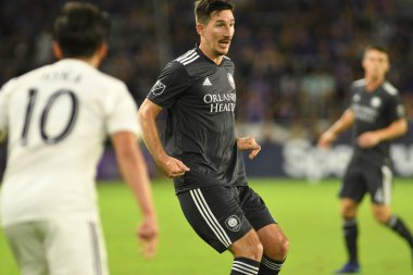 Orlando City 21 Nisan 2018 'de Orlando Florida' daki Exploria Stadyumu 'nda San Jose depremlerine ev sahipliği yaptı..  