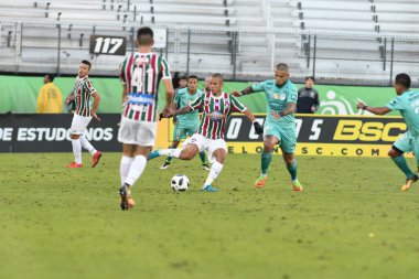 Fluminense, Florida Kupası 'nda 15 Ocak 2018' de Orlando Florida 'da oynanan Spektrum Stadyumu' nda Barcelona SC 'ye karşı..