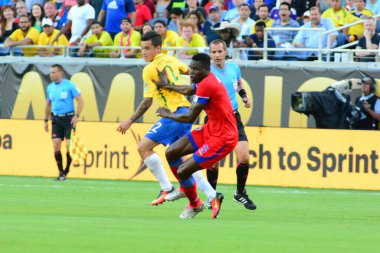 Brezilya, 8 Haziran 2016 tarihinde Orlando Florida 'daki Copa America Centenario' da Haiti ile karşılaştı.. 