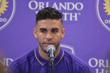 Orlando City SC, Dom Dwyer 'ı tanıtmak için bir basın toplantısı düzenledi..  
