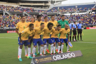 Brezilya, 8 Haziran 2016 tarihinde Orlando Florida 'daki Copa America Centenario' da Haiti ile karşılaştı..
