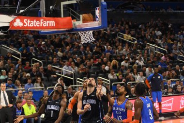 Orlando Magic 29 Ocak 2019 'da Orlando Florida' daki Amway Center 'da OklahomaCity Thunder' a ev sahipliği yaptı.