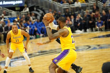 Orlando Magic 11 Aralık 2019 Çarşamba günü Orlando Forida 'daki Amway Center' da Los Angeles Lakers 'a ev sahipliği yaptı..  