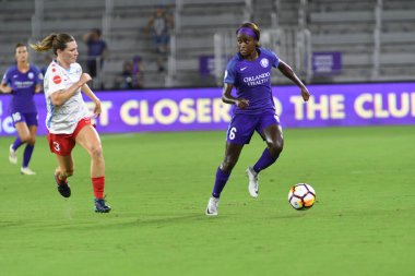 Orland Pride, 25 Ağustos 2018 'de Orlando Florida' daki Exploria Stadyumu 'nda Chicago Red Stars' a ev sahipliği yapıyor..  