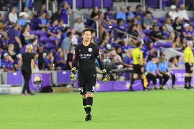 Orlando Pride 28 Haziran 2018 'de Orlando City Stadyumu' nda Houston Dash 'e ev sahipliği yaptı..  